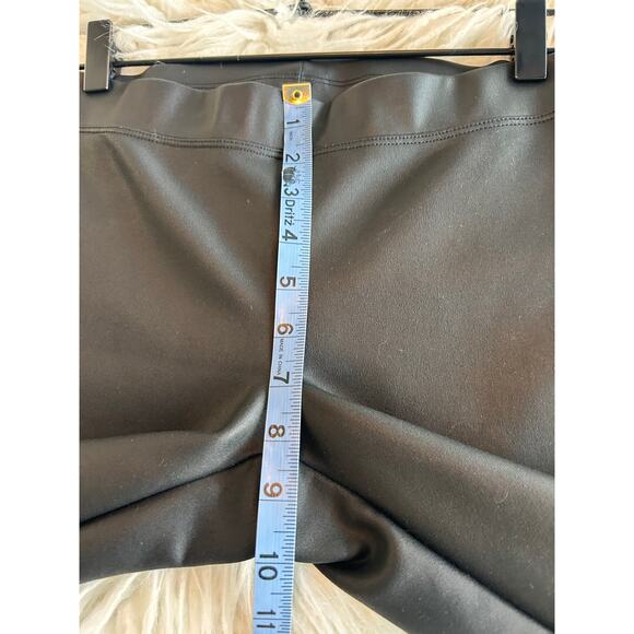 Express Women's Faux Suede Stretch Elastic Waist Skinny Leggings Black‎ SZ Small - Picture 10 of 11